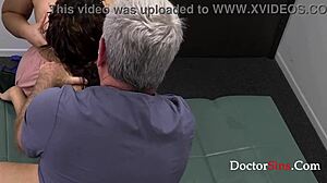 The Nurse Feels Aroused Checking Teen 18+ Patient's Sexuality In Group Hospital Exam Roleplay