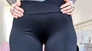 Milf Sheer Leggings Close-Up