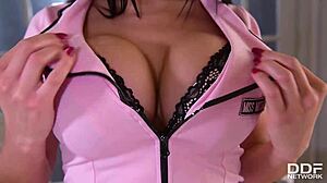 valentina ricci shares a close moment with her partner