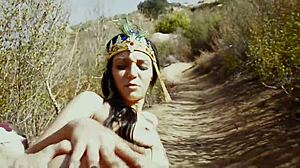 Aimee Bends Over for Sultan's Outdoor Fuck Session