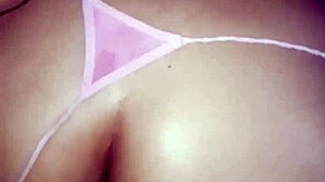 I love my rich pink thong in this European group setting