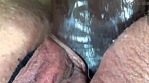 Close up fucking blowjob cum on pussy of big fat juicy ass mature bbw milf