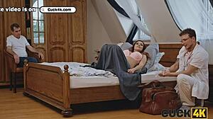 Dr. Lovegood's Cuckold Adventure with Husband Watching!