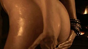 she performs an arousing bollywood striptease ritual