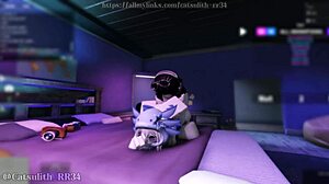 She was feeling horny so i helped her out~ sex with a follower 12 part 1