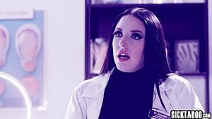 latina babe tries weird experiment with experienced woman