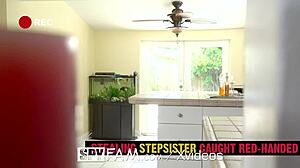 Spyfam Steals Step Sister Caught in Doggystyle Blowjob