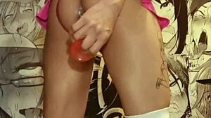 Skinny big ass girl loves getting fucked in the ass by monster cock!