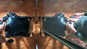 I am chairtied, and he fucks my face until cum in mouth.