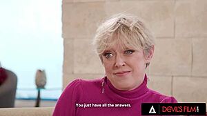 Devils Film Busty Milf Dee Williams Gives Titty Fuck While Naughty Stepbae Watches Outdoor