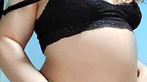 Cute Chubby Girl Rides Your Cock In Her Bedroom!