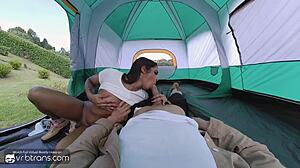 Vrb Trans Teen Shemale Bareback Fucks On Camping Trip Hd Porn