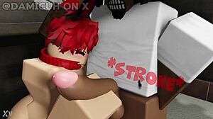 Femboy with fat ass sucks and grinds on cock!