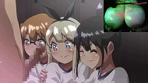 lucky guy fucks three hotties in school