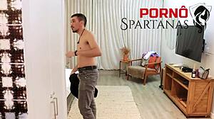 Angel Shows Intruder Guest Her Juicy Pussy And Big Tits In Shower Seduction