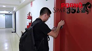 Angel Shows Intruder Guest Her Juicy Pussy And Big Tits In Shower Seduction