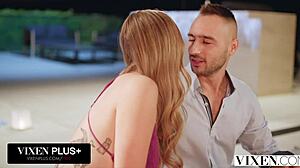 vixen blonde gets stretched by friend's big dick 😍