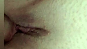 Amateur husband fucks wife doggy with creampie