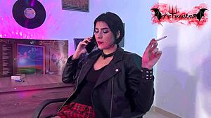 nana cosplay deep throats and rides thick cock