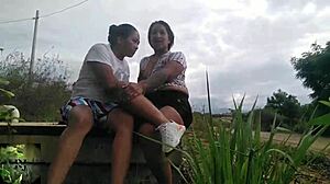 Oral sex in the park