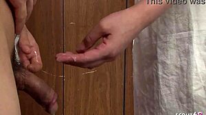 Japanese step-mom caught masturbating her hairy pussy, then gives first blowjob