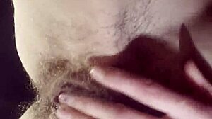 Teacher Masturbates Her Hairy Wet Pussy During Class Break