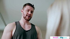 Big Guy Bangs Petite 18+ Slut Neighbor Hard