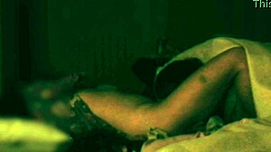 young wife in yukata gets surprised at night with intense encounter