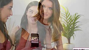 Is the busty stepmom scissoring her stepteen 18+ or vice versa in this taboo encounter?