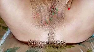 Wow, fat 60-year-old granny plays with her huge saggy tits and pussy!