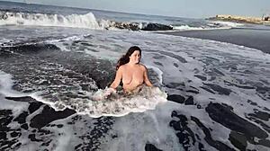 Stepmom Asks Her Stepson to Have a Nude Beach Photosession