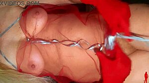 mature lady curves tease on christmas