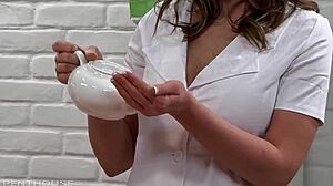 The penthouse pet tiffany tyler is seduced and fucked by the lesbian masseuse