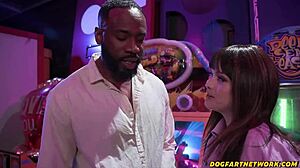 Horny Babe Commands Get Your Dick Out. She Makes The First Date Unforgettable With Interracial Fucking.