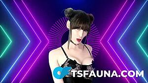 11-Inch Bbc Dildo Performance On Hot Shemales Ass