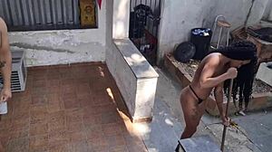 Watch this skinny latina teen get her tight ass roughly fucked?