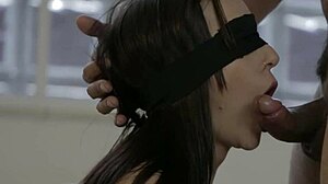 morena loves surprise blowjob from big cock, feeling intense pleasure