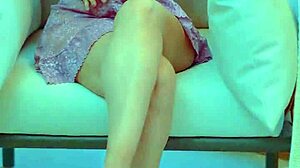 Gorgeous girl in baby doll has the pinkest tightest pussy ever