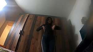 Milfy Calla gives jerk off instructions while masturbating