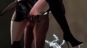 An italian woman gets fucked by a big black cock