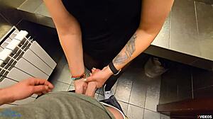 my pussy grips his cock tight, holding on for cum in pantyhose