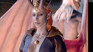 Baldur's Gate 3 naked playthrough with Mizora sex scene