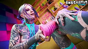 Alternative Girls Trying Out Crazy Toys And Playing With Their Asses!