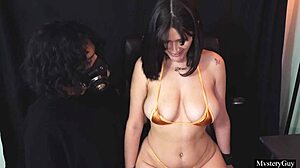 SPANKS bondage and SEX with big tits model Jade Mercury