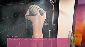 my BIG STEP MOM SUCKING MY DICK in bathroom