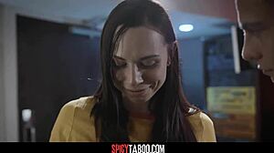 Pervert dominant producer fucks two sluts just to make them famous