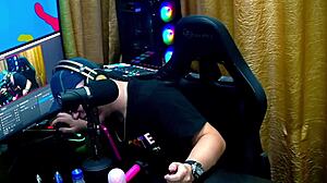 Brazilian Bbw Milf Andressa Sanchez Moans From Vibrator On Nipple!