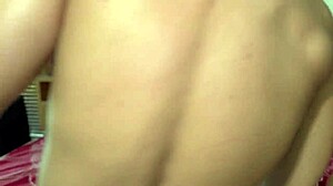 Busty Russian Masseuse Delivers Intense Handjob to Step-Daddy in Bedroom