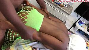 i visited the black hot auntie next door for a friendly chat.