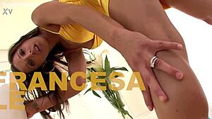 Francesca Le, that sexy latina big tits milf, gives huge cock pov blowjob and cum facial